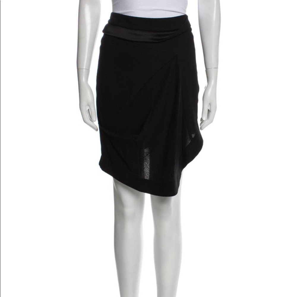 S | Balenciaga virgin wool skirt
